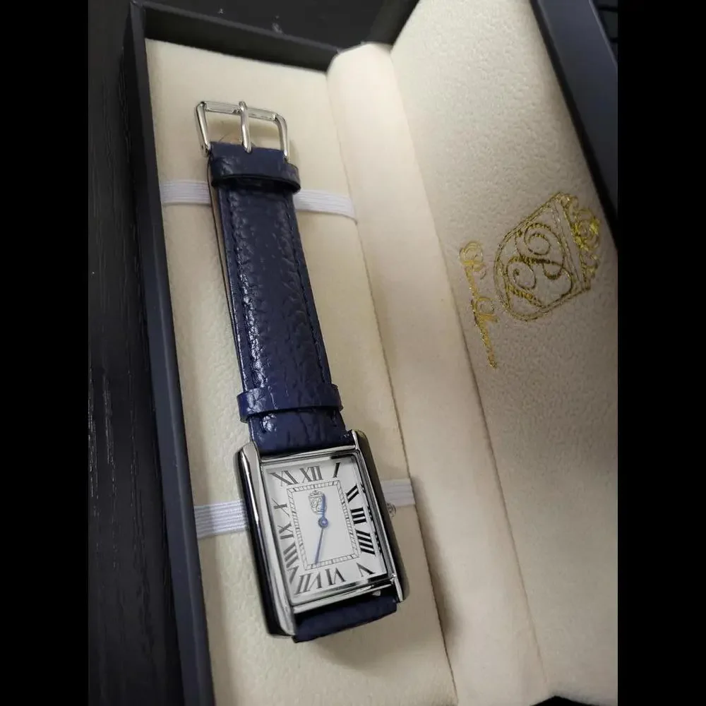 💁🏽‍♂️ NEW in Gift Box Pierre‎ Lucerne 1888 Tank Swiss Inspired Men's Watch